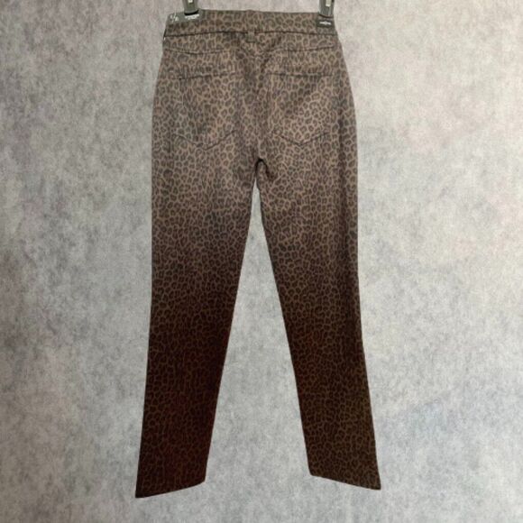 Liverpool Madonna Leggings Cheetah Ponte Knit Slim Pants Size 0/25 NEW! $98 - Picture 5 of 12